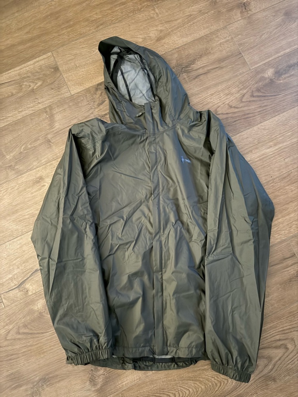 Under Armour Black Hooded Rain Jacket